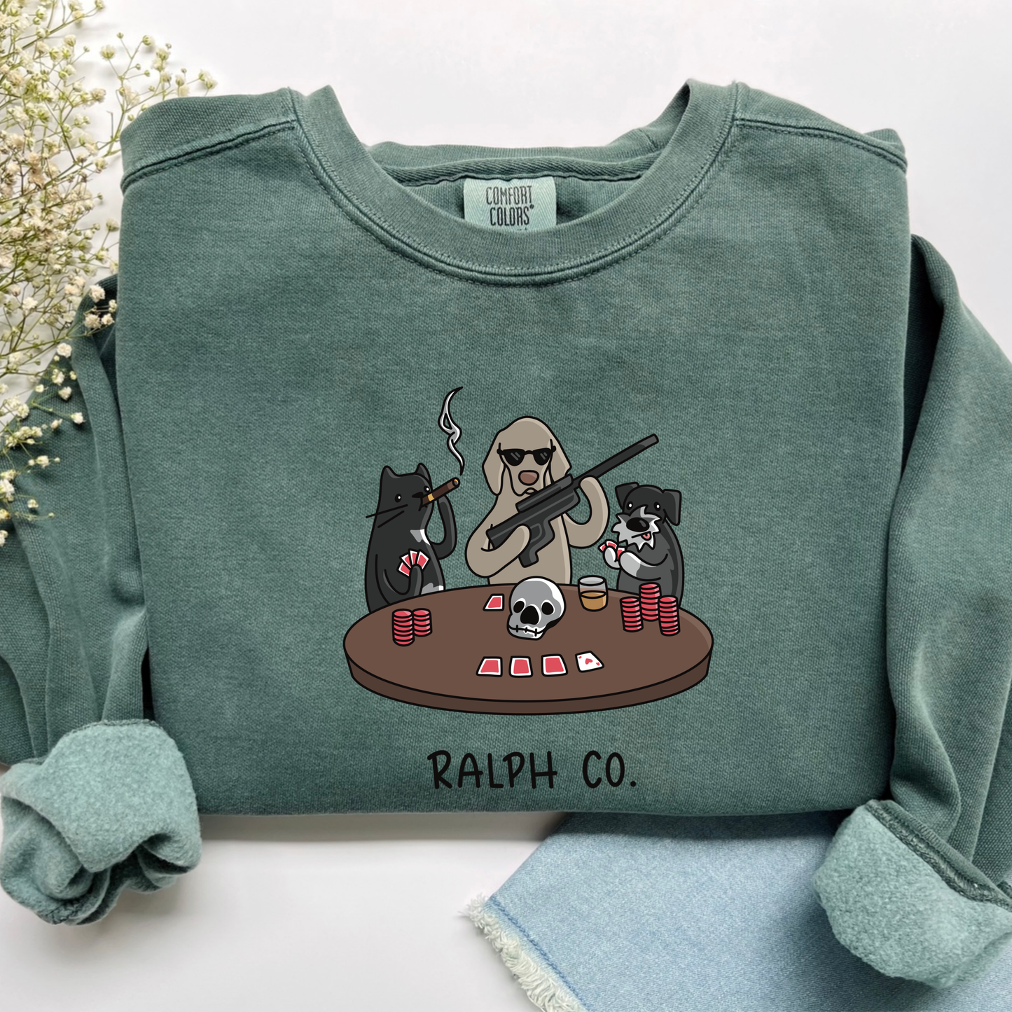 Poker Night Crewneck Sweatshirt